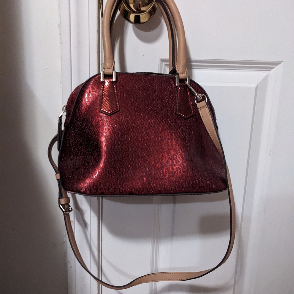 Guess red satchel - Picture 2 of 5